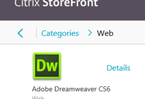Configure StoreFront to default show the "Categories" tab